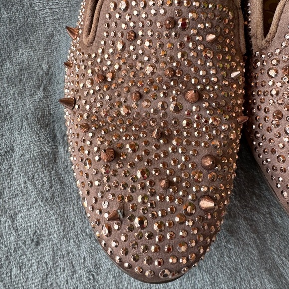 Sam Edelman Adena Studded Loafers Size 8 Dusty Rose - Picture 6 of 6